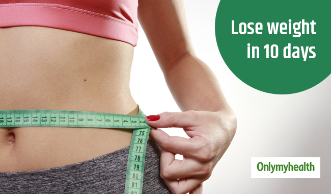 how to lose weight in 10 days at home