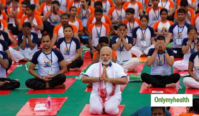 अंतर्राष्‍ट्रीय योग दिवस पर पीएम मोदी ने बताए योग करने के ये 5 बड़े फायदे