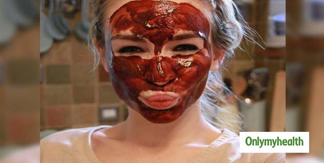 red wine face pack at home