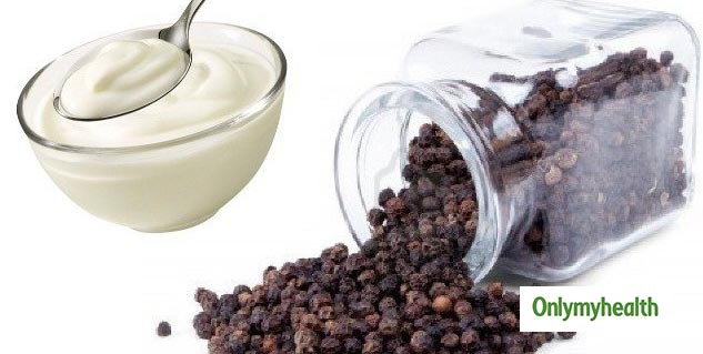 Black Pepper and Curd Hair Pack