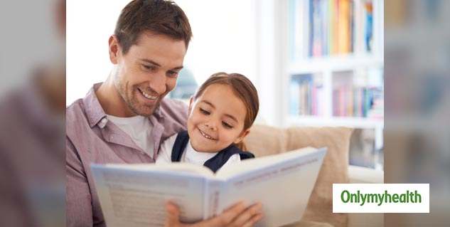 Reading Book With Father