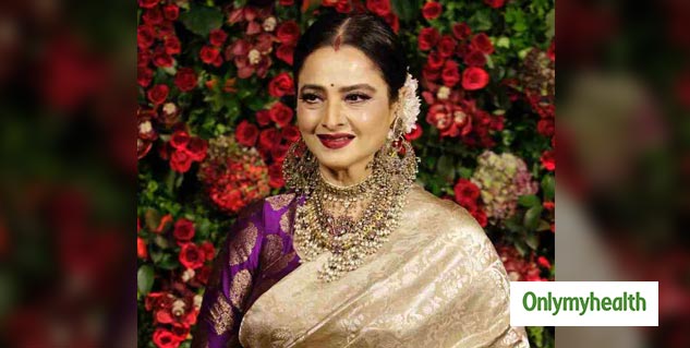 Rekha Best Beautiful Look For Kanjivaram Saree Collection ☺ - YouTube