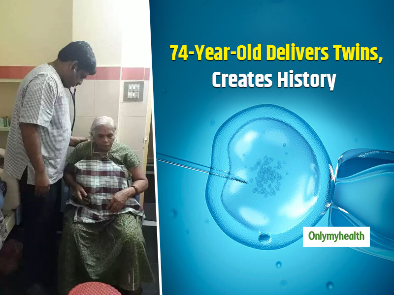 74 Year Old Woman From Guntur Delivers Twins Through Ivf Sets A World