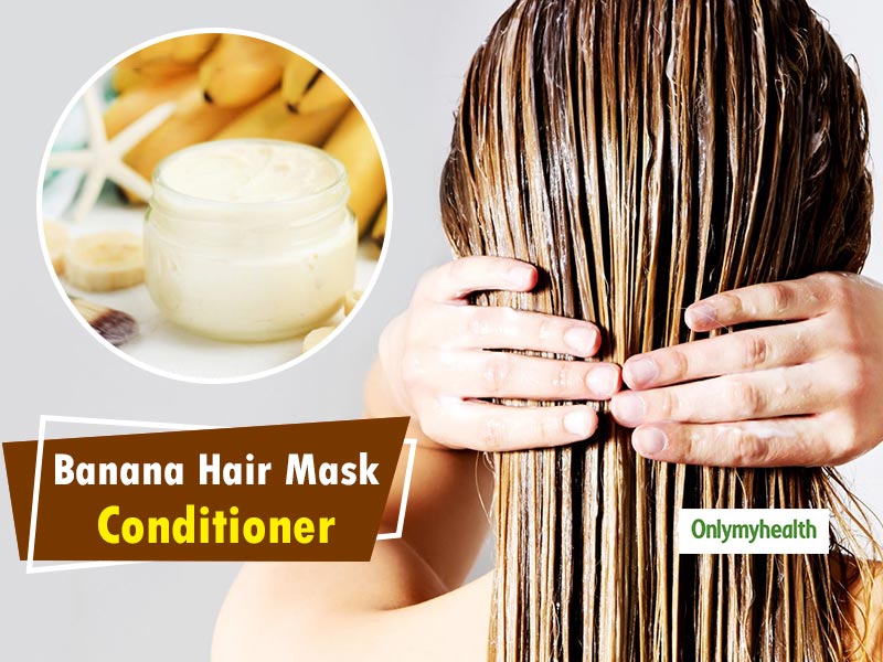 Banana Hair Mask Conditioner For Strong, Soft And Shiny Hair