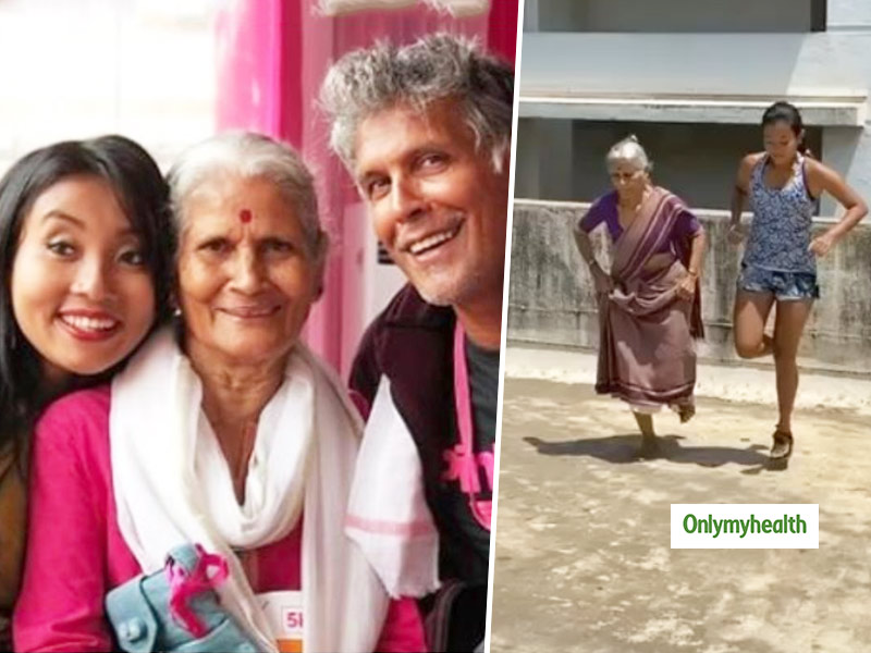 Fitness At The Age Of 81 Here S How Milind Soman S Mom Shows Major Fitness Goals Diet Can Make A Difference