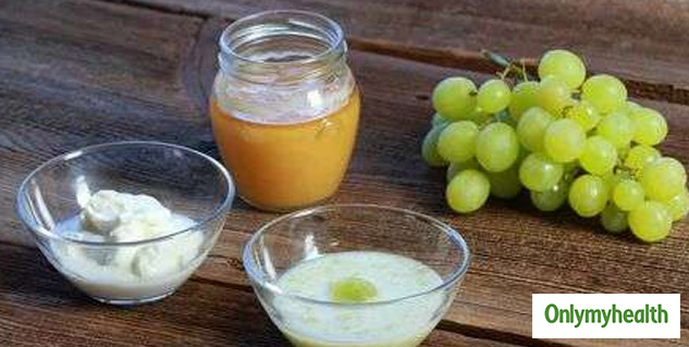 How to make Grapes and Yogurt Face Mask
