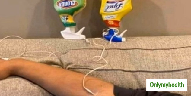 Don't Drink and Inject Disinfectant 