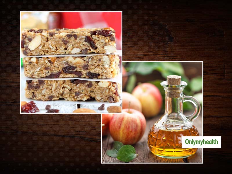 Apple Cider Vinegar Healthy Recipe: Homemade Dark Chocolate Cherry Almond Granola Bars