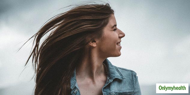healthy glowing hair