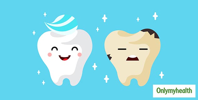 Insideyellowandwhiteteeth