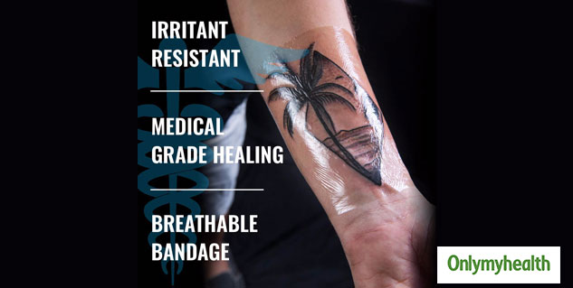 TegadermSanidermTatuderm healing process  Page 28  Tattoo After Care   Last Sparrow Tattoo