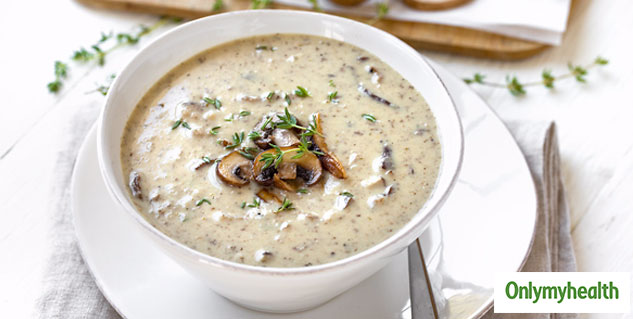Cream of mushroom soup