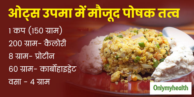 Oats Upma Nutritional Facts 