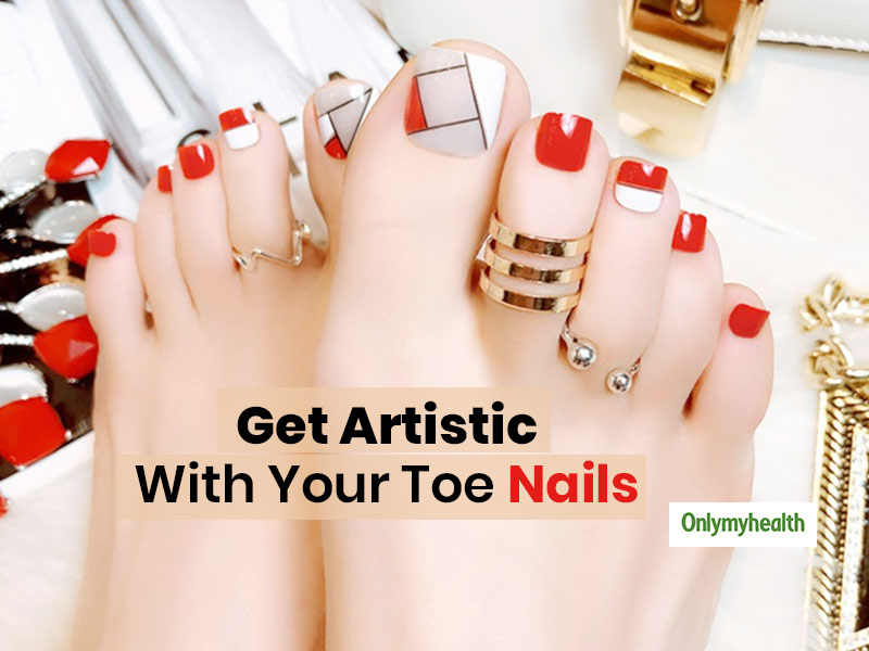 Floral Toenail Art Tutorial | Summer Pedicure ♥ - YouTube