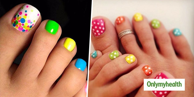 Easy toe nail art designs with toothpick|| Trendy toe nail art designs -  YouTube