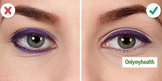 Dont use Liquid Eyeliner in lower eye 