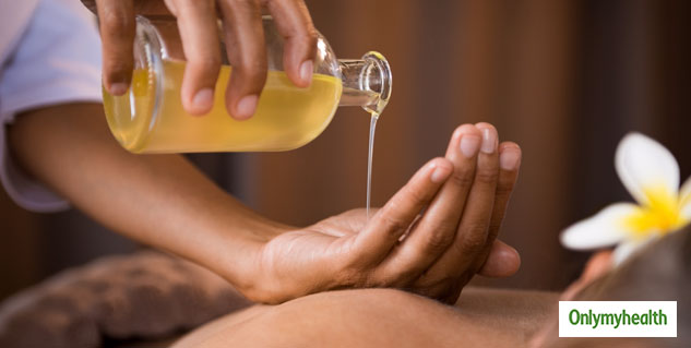Massage oil for strech marks