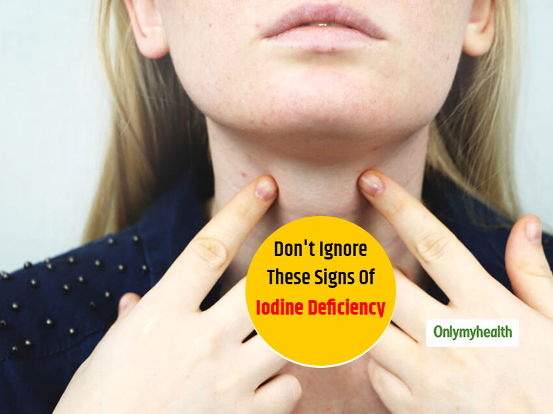 symptoms of iodine deficiency in humans