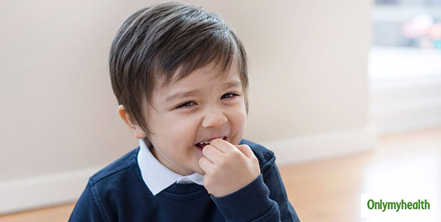 nail biting kid