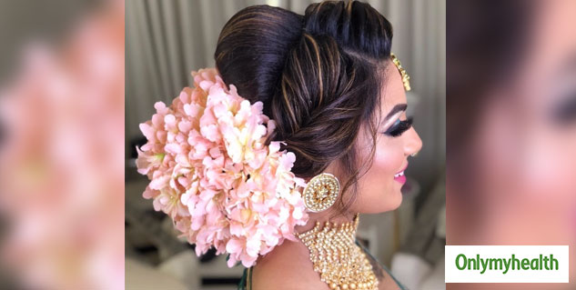 gorgeous bride😍😍😍 | Unique wedding hairstyles, Gorgeous bride, Indian  wedding bride