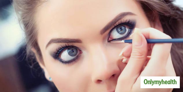 Reversed wing eyeliner