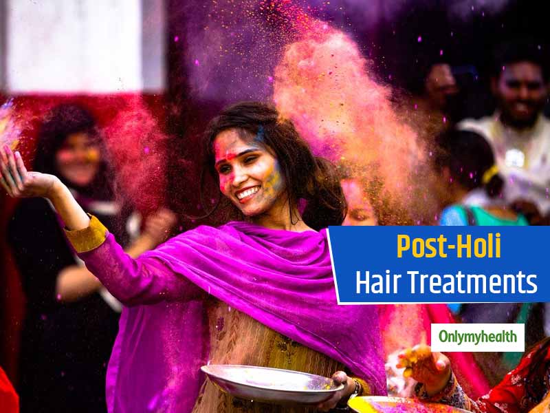 after holi hair care