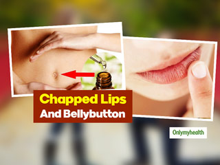 Treat Chapped Lips By Putting Oil On Your Belly Button. Here's How It Works