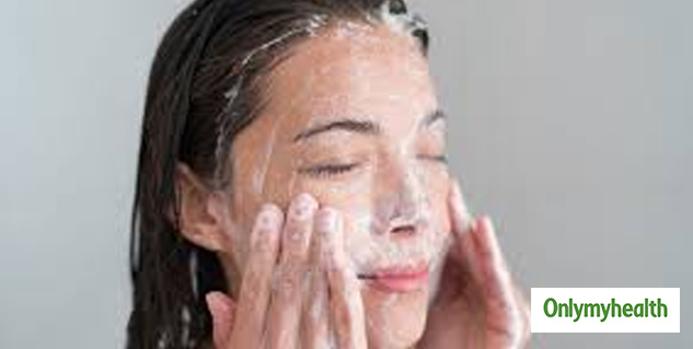 Using Soap in Washing Face