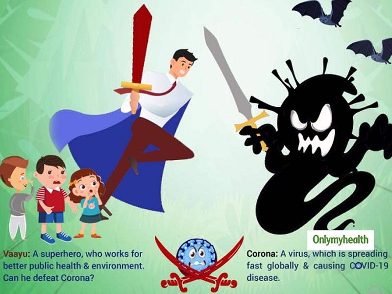 Health Ministry's Comic On Coronavirus: Kids, Vayu And Corona, Who Wins The Fight?