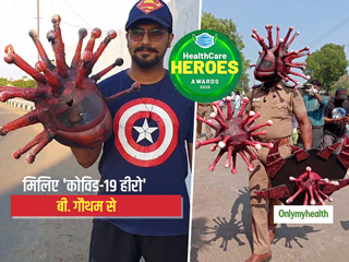 OMH Healthcare Heroes Award 2020: बी. गौथम द्वारा सृजित ये हेलमेट बना कोरोना के खिलाफ हथियार