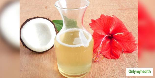 Hibiscus Flower With Coconut Oil