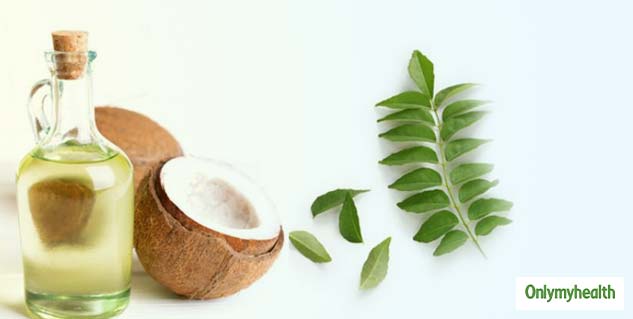 Coconut Oil And Curry Leaves