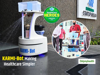 Healthcare Heroes Awards 2020: KARMI-Bot Robot Is Reducing Human Load During COVID-19