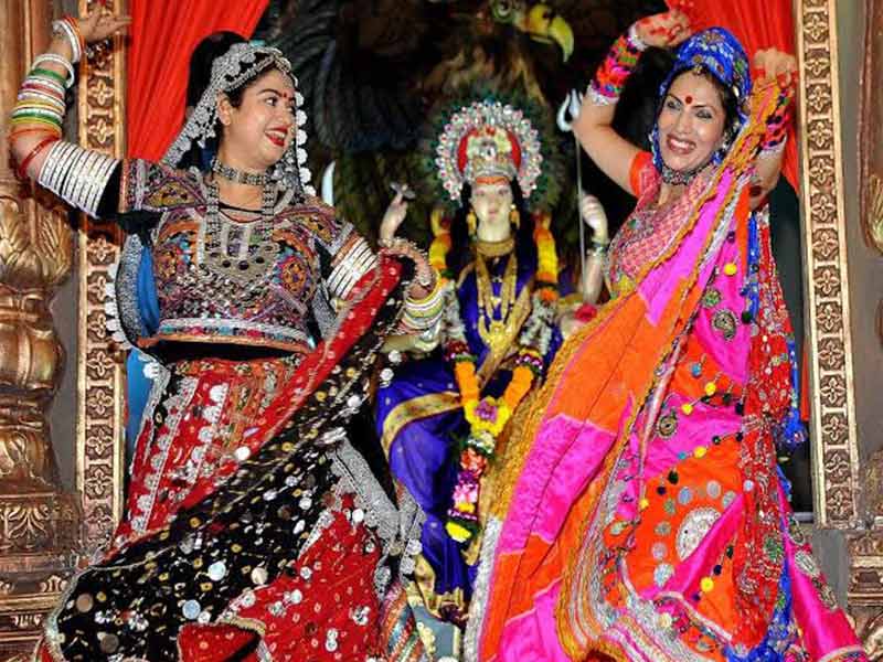 navratri 9 days colour saree