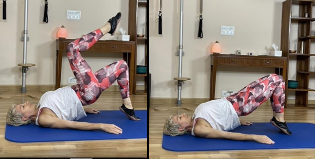 Walking exercise for calf stretch on Pilates Power Gym reformer, Great way  to stretch out your calf muscles on the Pilates Power Gym reformer! .  #PilatesPowerGym #PilatesReformer #MondayMotivation