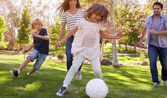 playing with kids