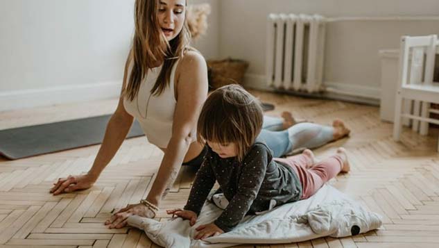 yoga with kids