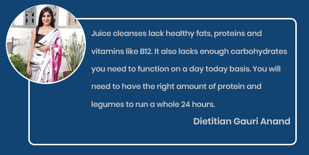 Cons of juice cleanse