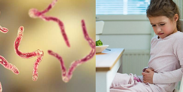 worms in kids stomach