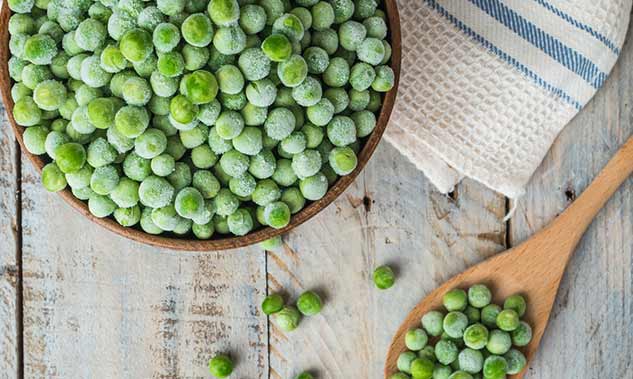 frozen peas
