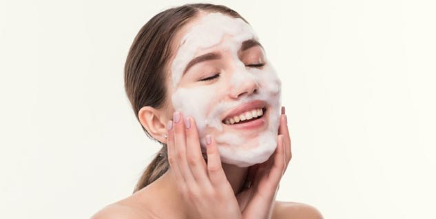 In double cleansing, you clean your face twice