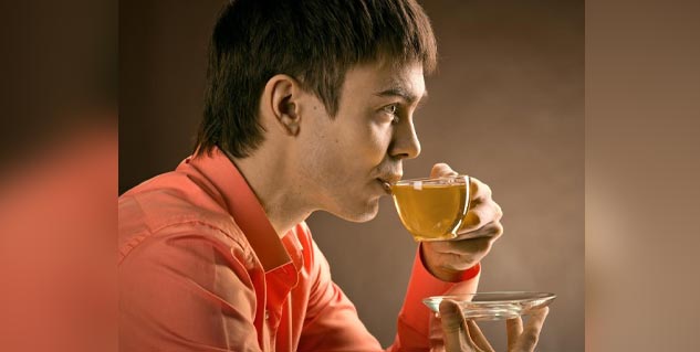 green tea men