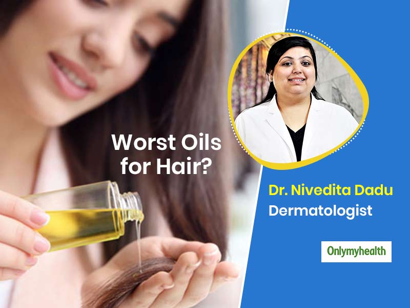 Never Use These Oils On Your Hair, Dermatologist Explains ...