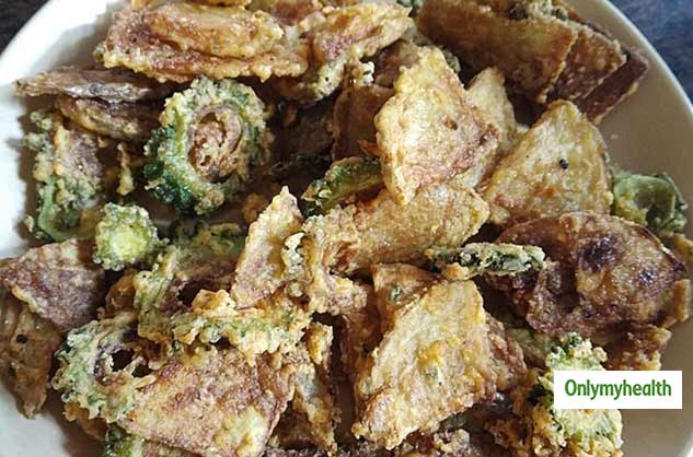 healthy karela chips