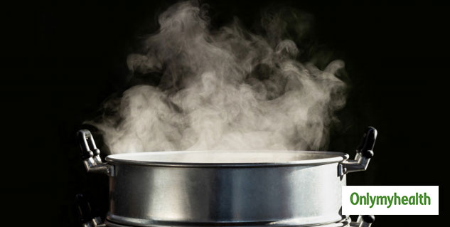 steaming face for healthy skin