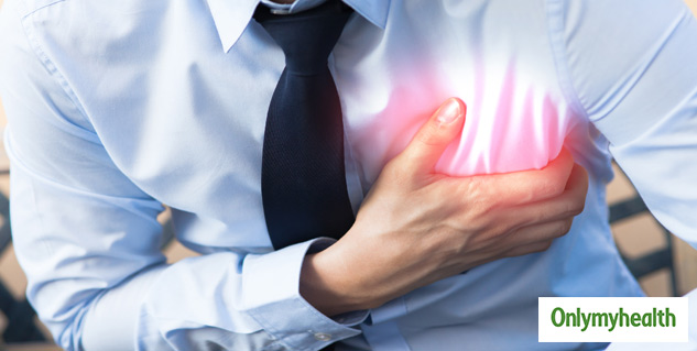 chest pain when bending forward