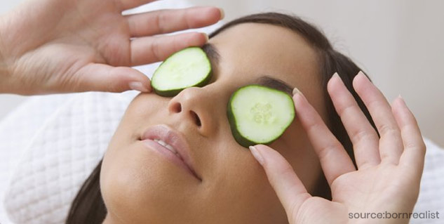 cucumber for eyes