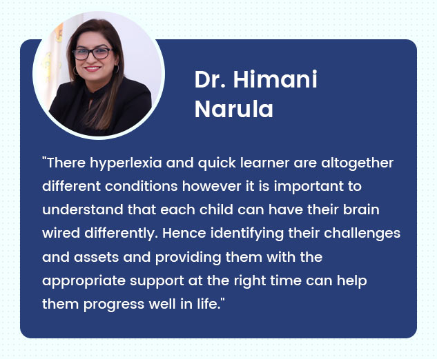 How Hyperlexia and Quick Learners are Different