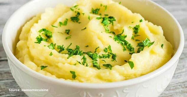 boiled potato