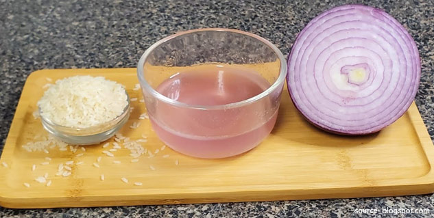 How to Make Onion and Rice Water Hair Tonic